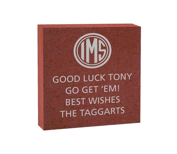 [IMS 8X8 LOGO BRICK] 8x8 Museum IMS Logo Brick (Paver)